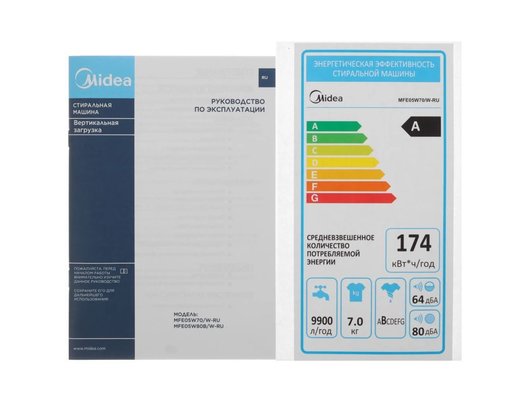 Стиральная машина MIDEA MFE05W70/W-RU